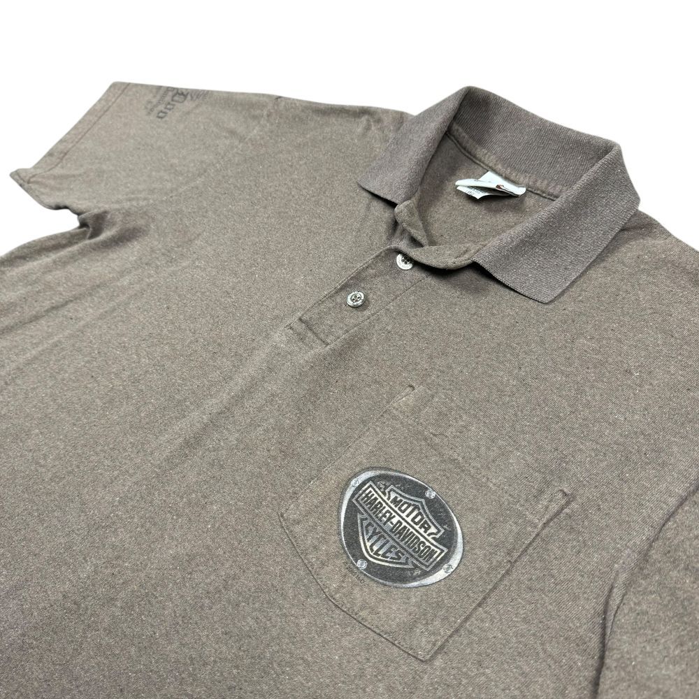 Vintage Harley Davidson Shirt Men's Large Bikercore Preppy USA Made‎ New Orleans